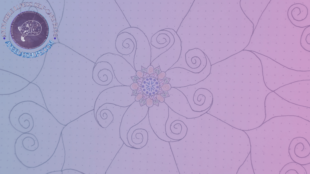 Sketchual Healing Line Art Work In Progress by Angela J Shupe